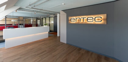 Entec AG in Kloten - Empfang - Neue Adresse