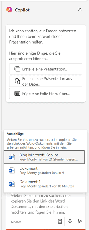 Microsoft PowerPoint: Präsentation automatisch generieren