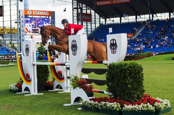 Nadja Minder 2022 in Aachen mit Aquila