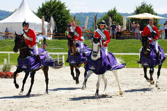 Nadja Minder - Schweizer Sieg im Eventing Nationscup 2022 in Avenches mit Kabuga