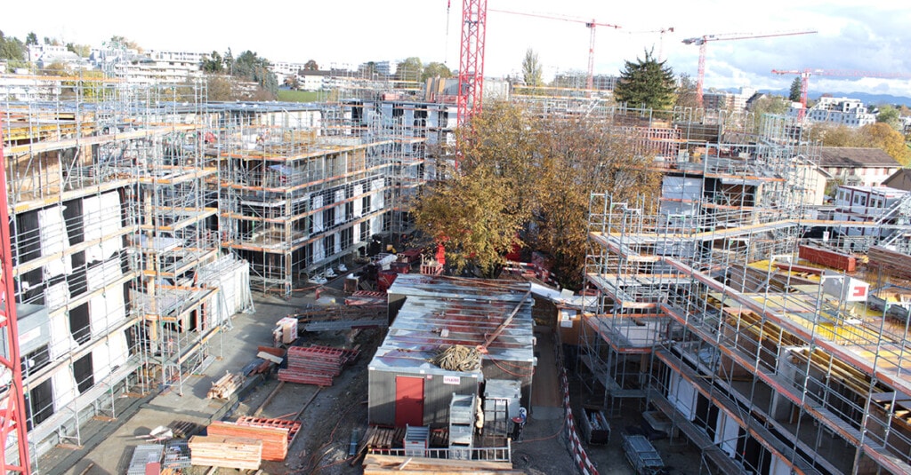 Baustelle Baugenossenschaft Schönau Zürich