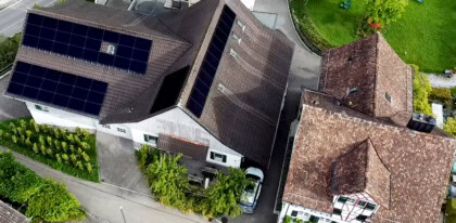 Photovoltaik-Anlage Aufdach für Weingut in Uetikon am See