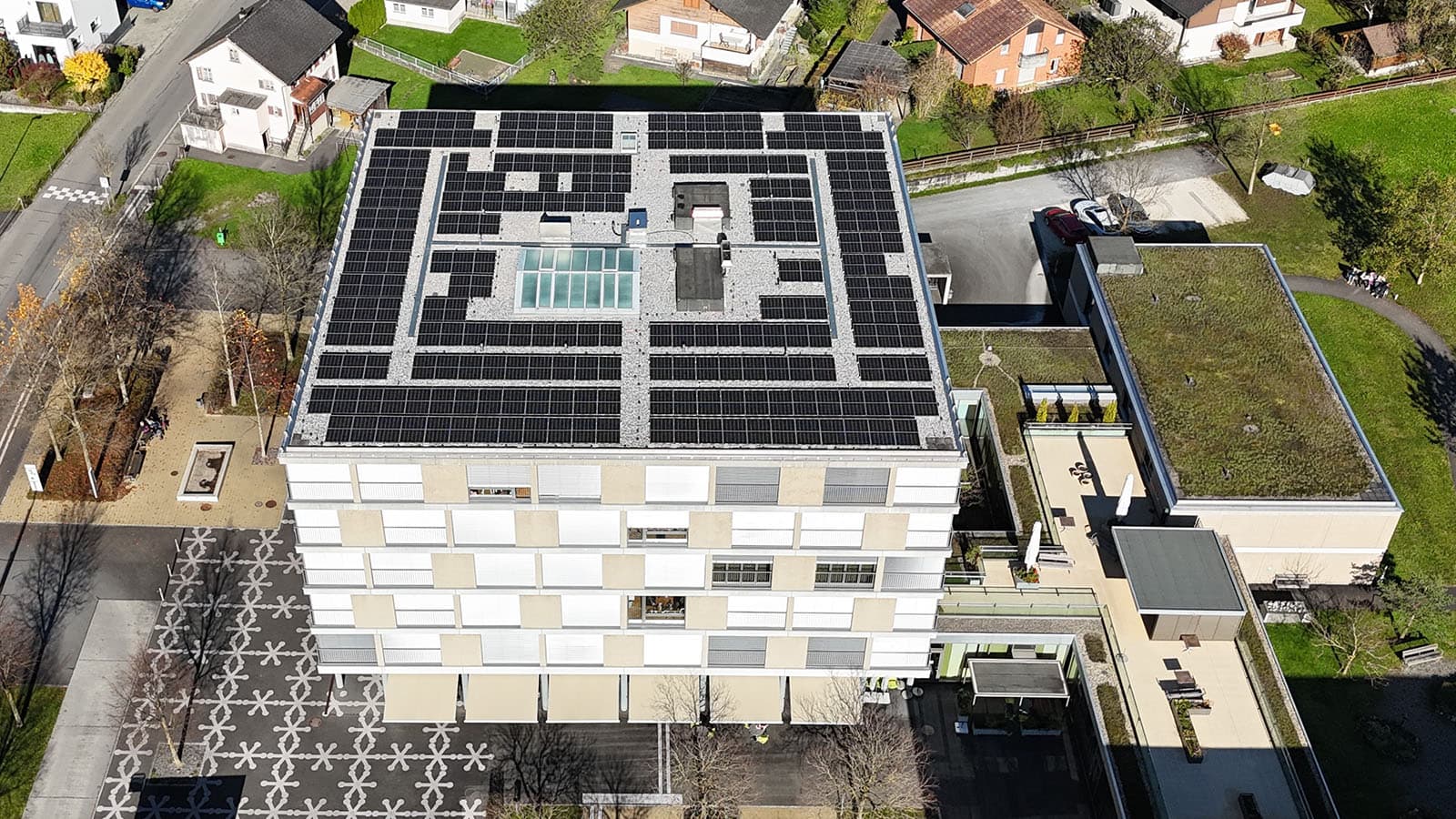 Photovoltaik-Anlage für das Alters- und Pflegeheim Rüttigarten in Schattdorf