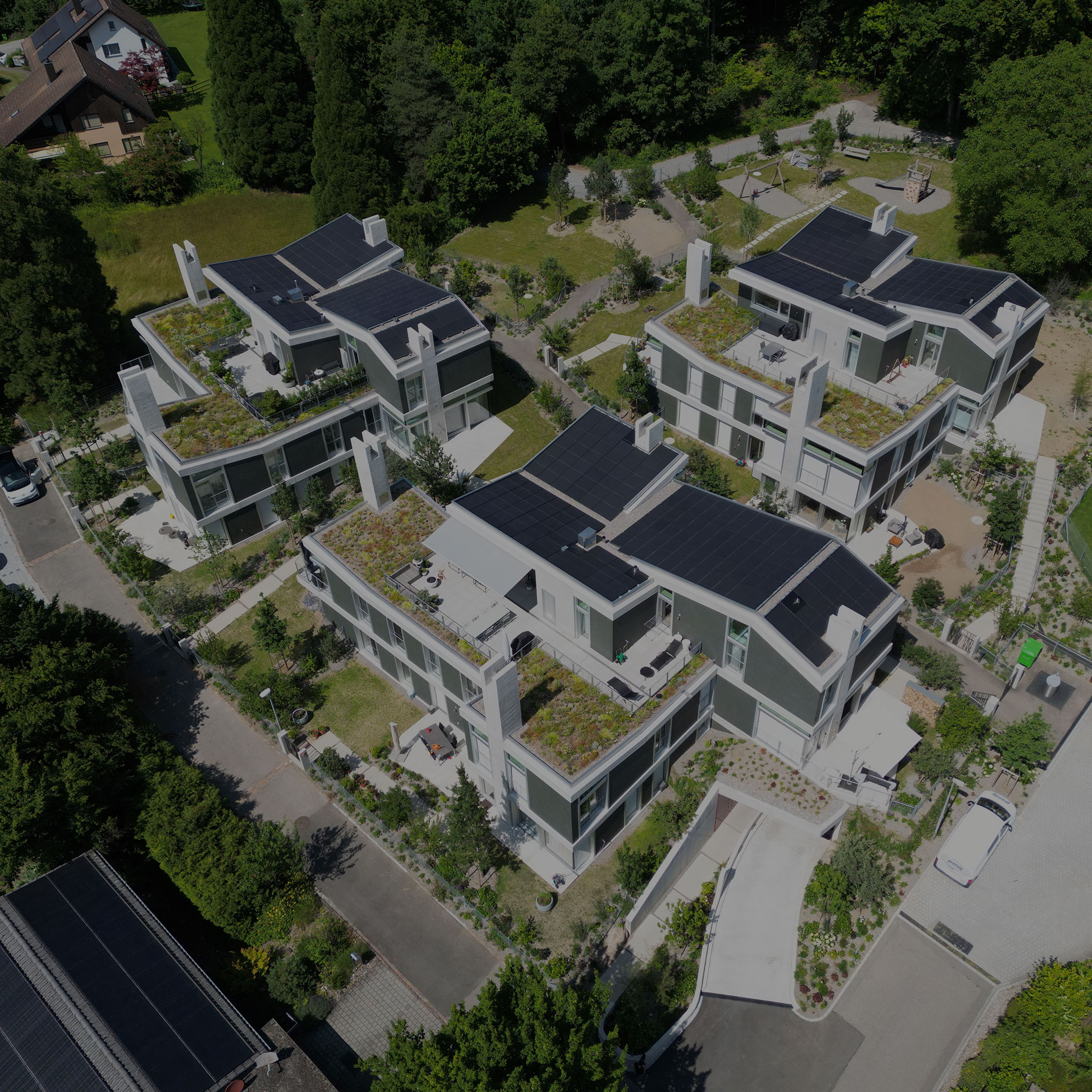 Gesamtheitliche Energielösung für Mehrfamilienhäuser «Im Schatz»