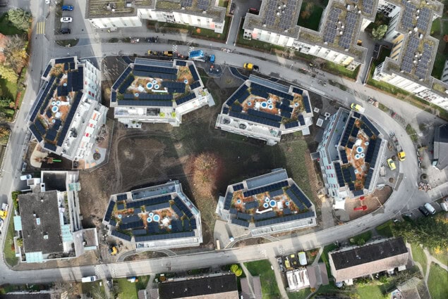 PV-Anlage für Baugenossenschaft Schönau in Zürich