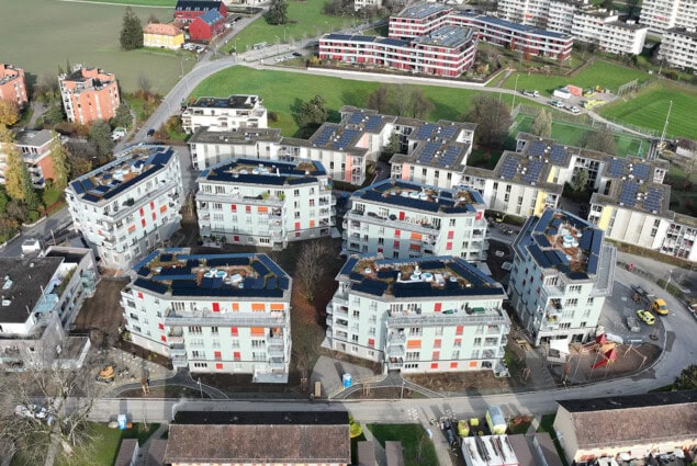 PV-Anlage für Baugenossenschaft Schönau in Zürich